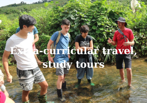 Extra-curricular travel, study tours